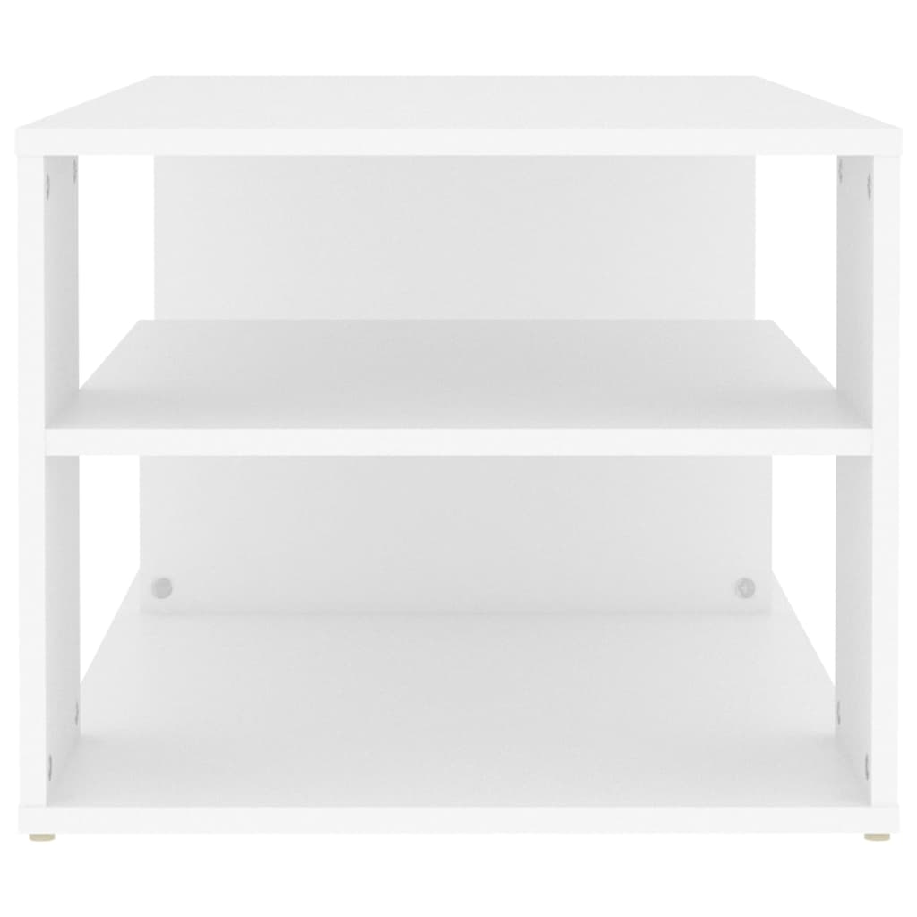 Mesa de centro 100x50x40 cm contraplacado branco