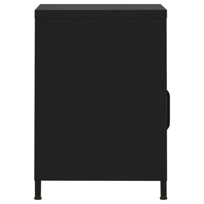 Mesa de cabeceira 35x35x51 cm aço preto