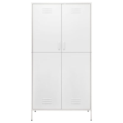 Roupeiro 90x50x180 cm aço branco