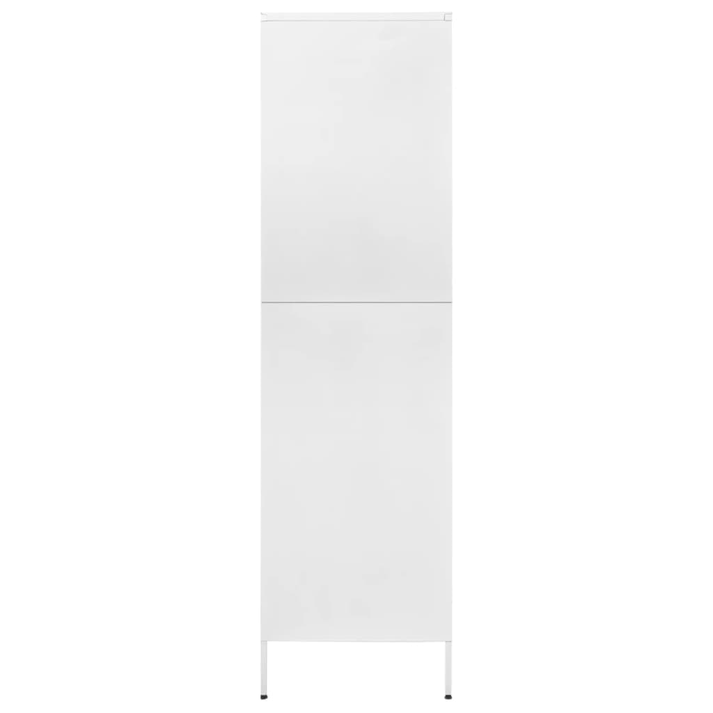 Roupeiro 90x50x180 cm aço branco