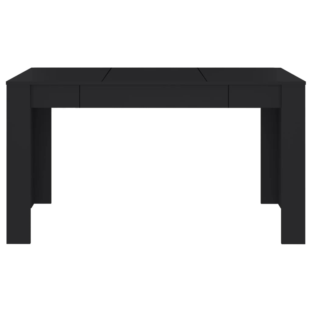 Mesa de Jantar Lunes de 140cm - Preto - Design Moderno