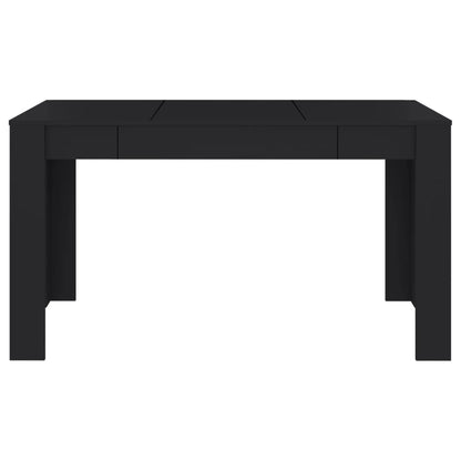 Mesa de Jantar Lunes de 140cm - Preto - Design Moderno