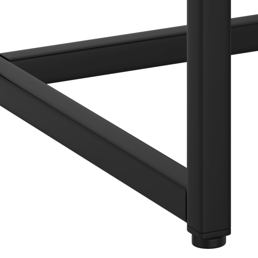 Mesa consola 72x35x75 cm aço preto