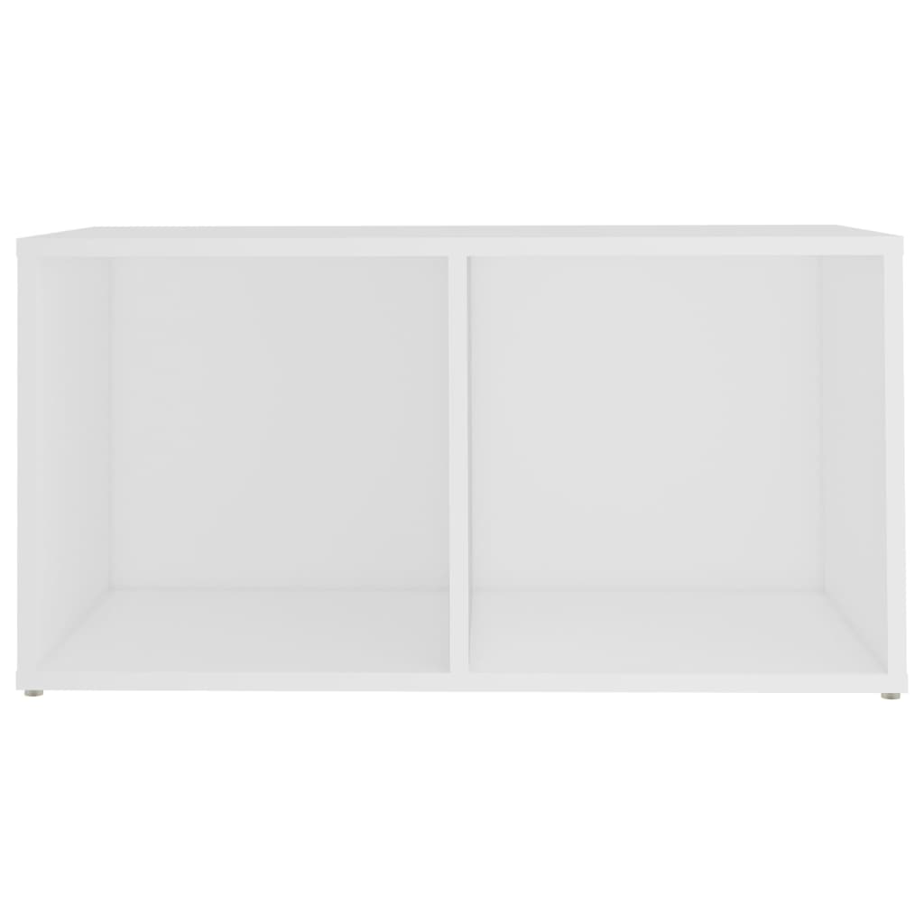 Móveis de TV 2 pcs 72x35x36,5 cm contraplacado branco