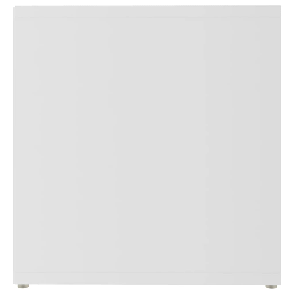 Móveis de TV 2 pcs 72x35x36,5 cm contraplacado branco