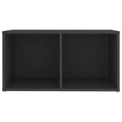 Móveis de TV 2 pcs 72x35x36,5 cm contraplacado cinzento