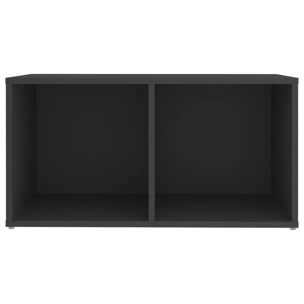 Móveis de TV 2 pcs 72x35x36,5 cm contraplacado cinzento