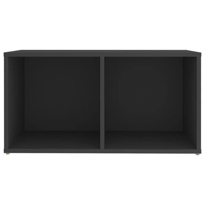 Móveis de TV 2 pcs 72x35x36,5 cm contraplacado cinzento