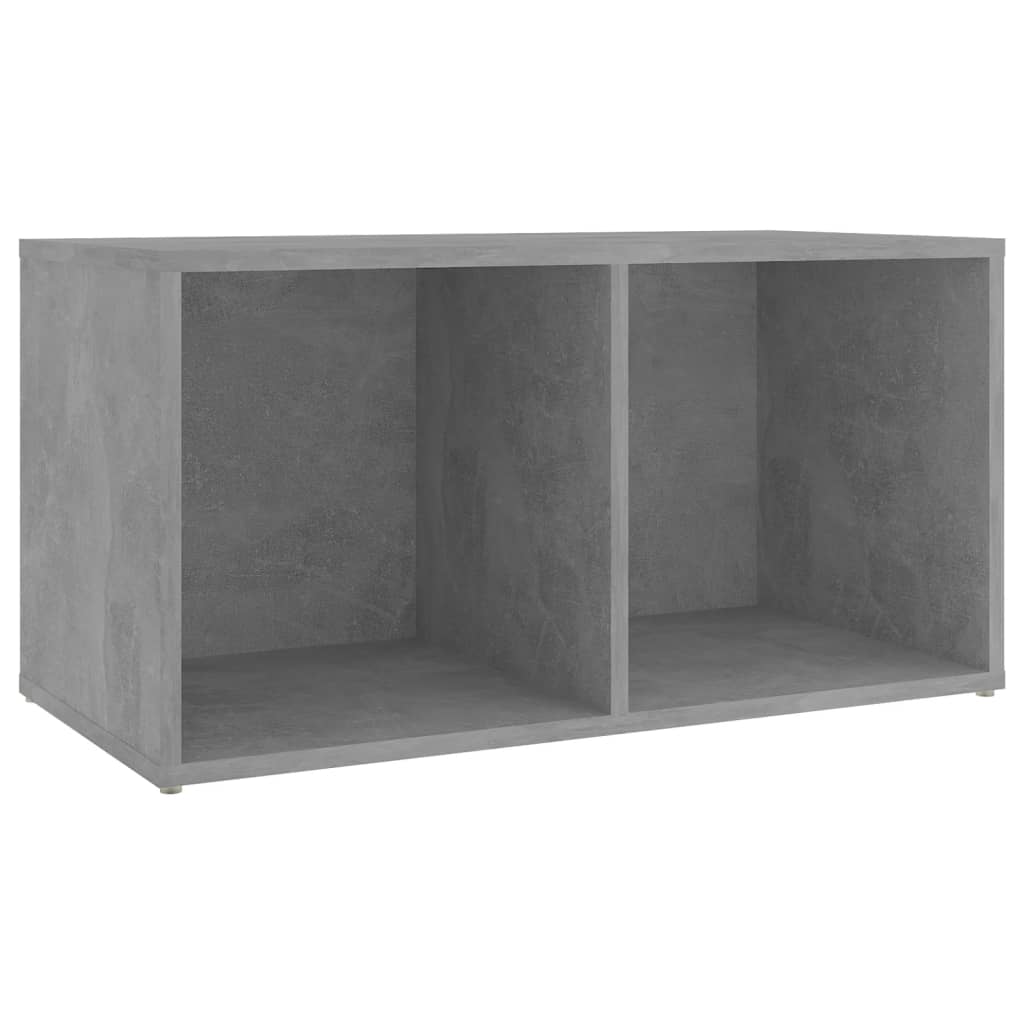 Móveis de TV 2 pcs 72x35x36,5 cm contraplacado cinzento cimento