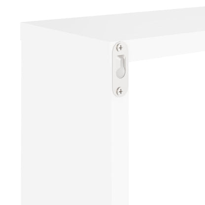 Prateleiras de parede em forma de cubo 4 pcs 30x15x30cm branco