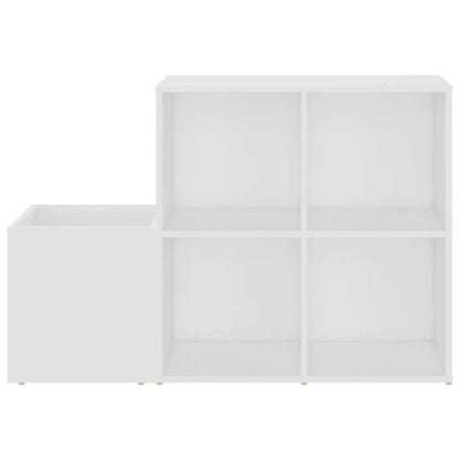 Sapateira Leen - Com Suporte para Guarda-Chuvas - Cor Branco - 105x35,5x70 cm -  Contraplacado - Design Minimalista