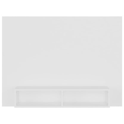 Armário de parede para TV 120x23,5x90 cm contraplacado branco