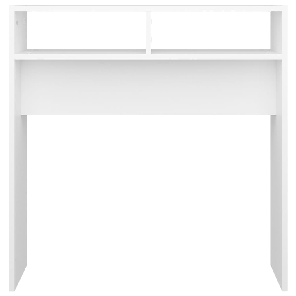 Consola de Entrada Raira - 78 x 30 x 80 cm- Cor Branco - Design Minimalista