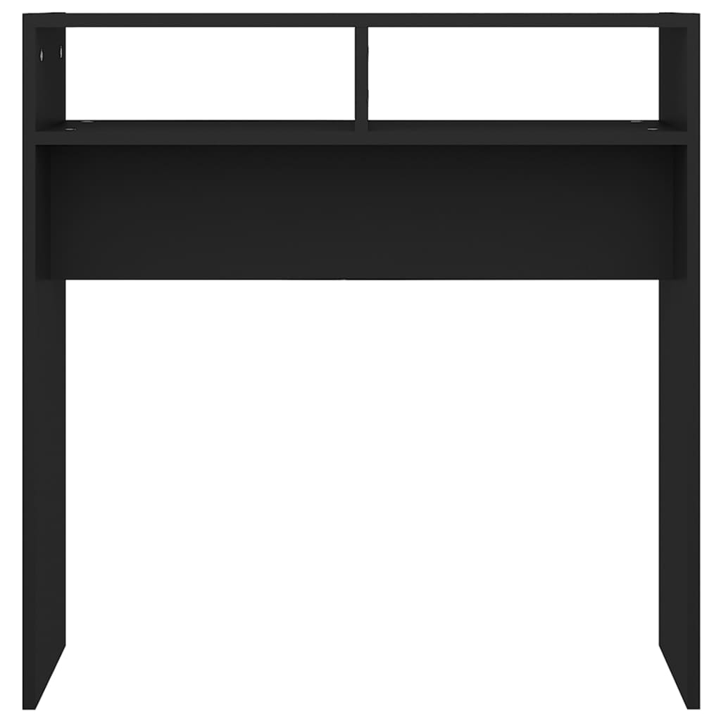 Consola de Entrada Raira - 78 x 30 x 80 cm- Cor Preto - Design Minimalista