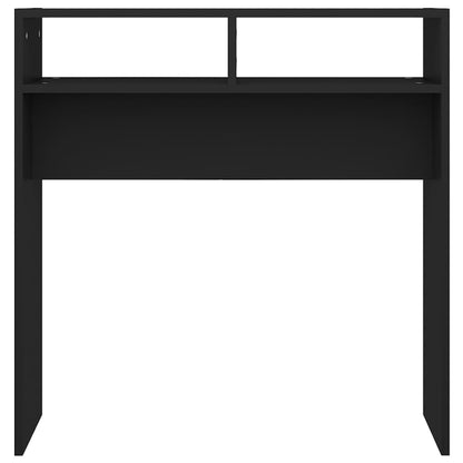 Consola de Entrada Raira - 78 x 30 x 80 cm- Cor Preto - Design Minimalista