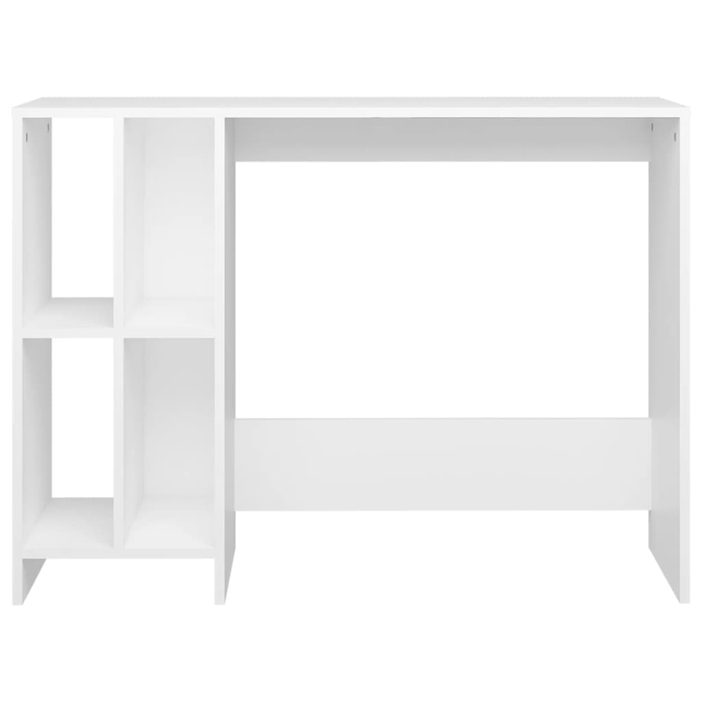 Secretária Dawn com 4 Prateleiras de 102,5 cm - Branco - Design Modero