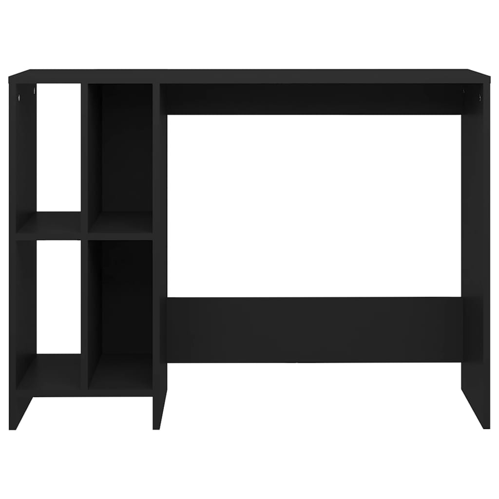 Secretária Dawn com 4 Prateleiras de 102,5 cm - Preto - Design Modero