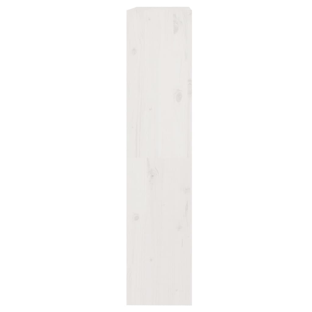 Estante/divisória 80x30x135,5 cm madeira de pinho maciça branco