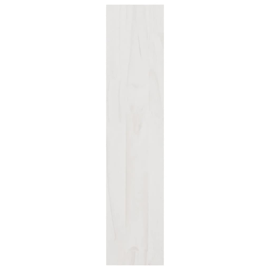 Estante/divisória 100x30x135,5 cm pinho maciço branco