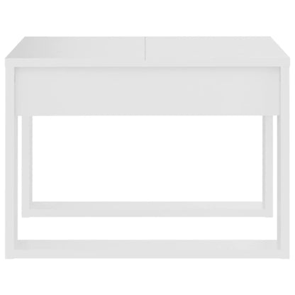 Mesa de apoio 50x50x35 cm contraplacado branco