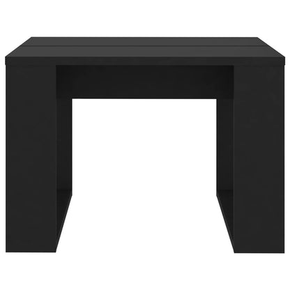 Mesa de apoio 50x50x35 cm contraplacado preto