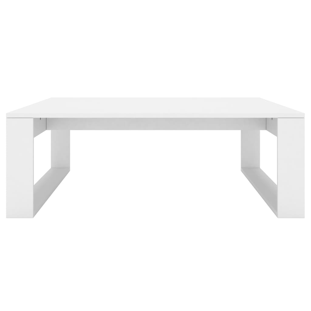 Mesa de centro 100x100x35 cm contraplacado branco