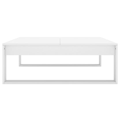 Mesa de centro 100x100x35 cm contraplacado branco