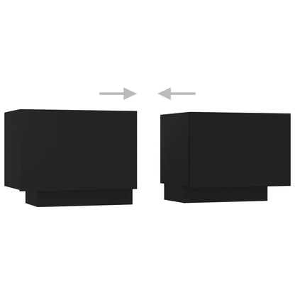 Móvel de TV Giancarlo com Luzes LED de 180cm - Preto - Design Moderno