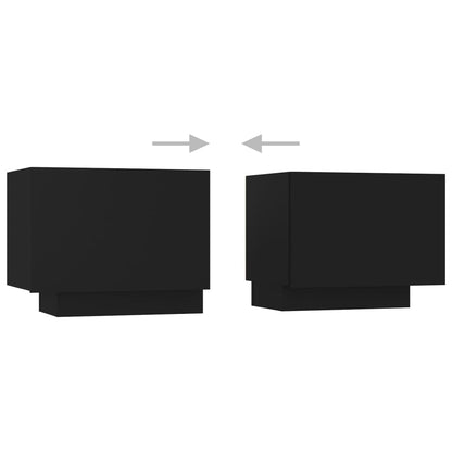 Móvel de TV Giancarlo com Luzes LED de 300cm - Preto - Design Moderno