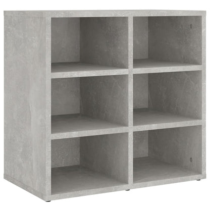 Sapateira 2 pcs 52,5x30x50 cm Concreto Cinza