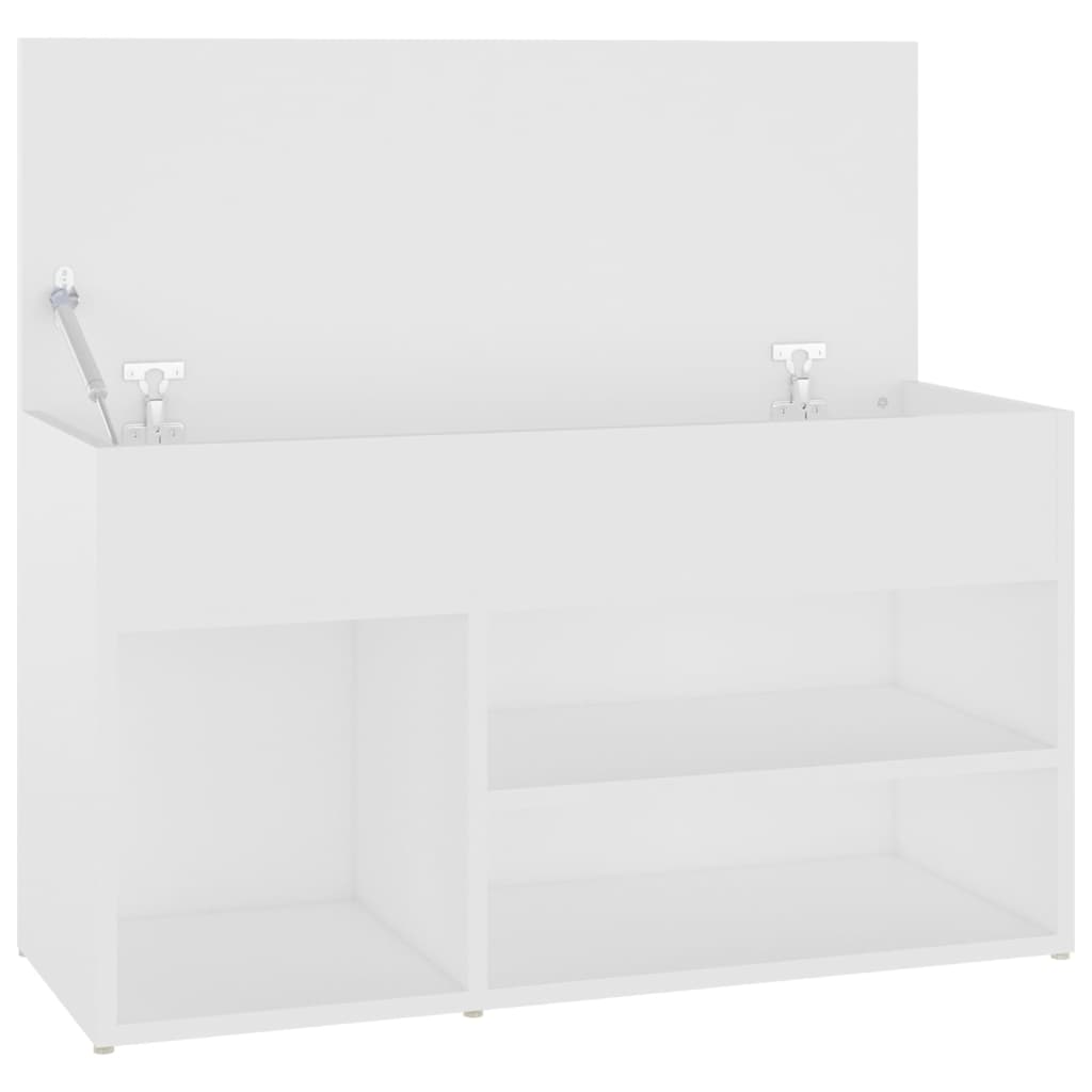 Banco sapateira 80x30x45 cm contraplacado branco