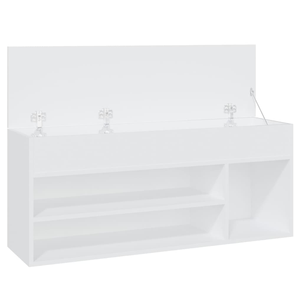 Banco sapateira 105x30x45 cm contraplacado branco