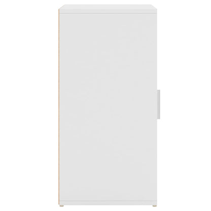 Sapateiras 2 pcs 32x35x70 cm contraplacado branco