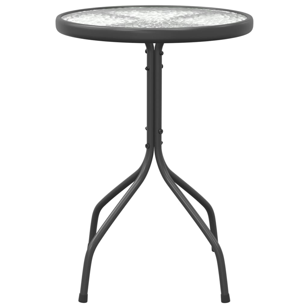 Mesa de jardim Ø50x71 cm aço antracite