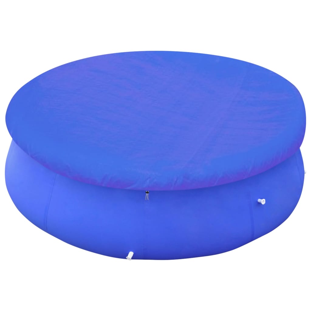 Coberturas de piscina redondas 2 pcs PE 460 cm 90 g/m²