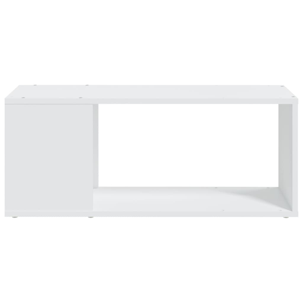 Móvel de TV 80x24x32 cm contraplacado branco