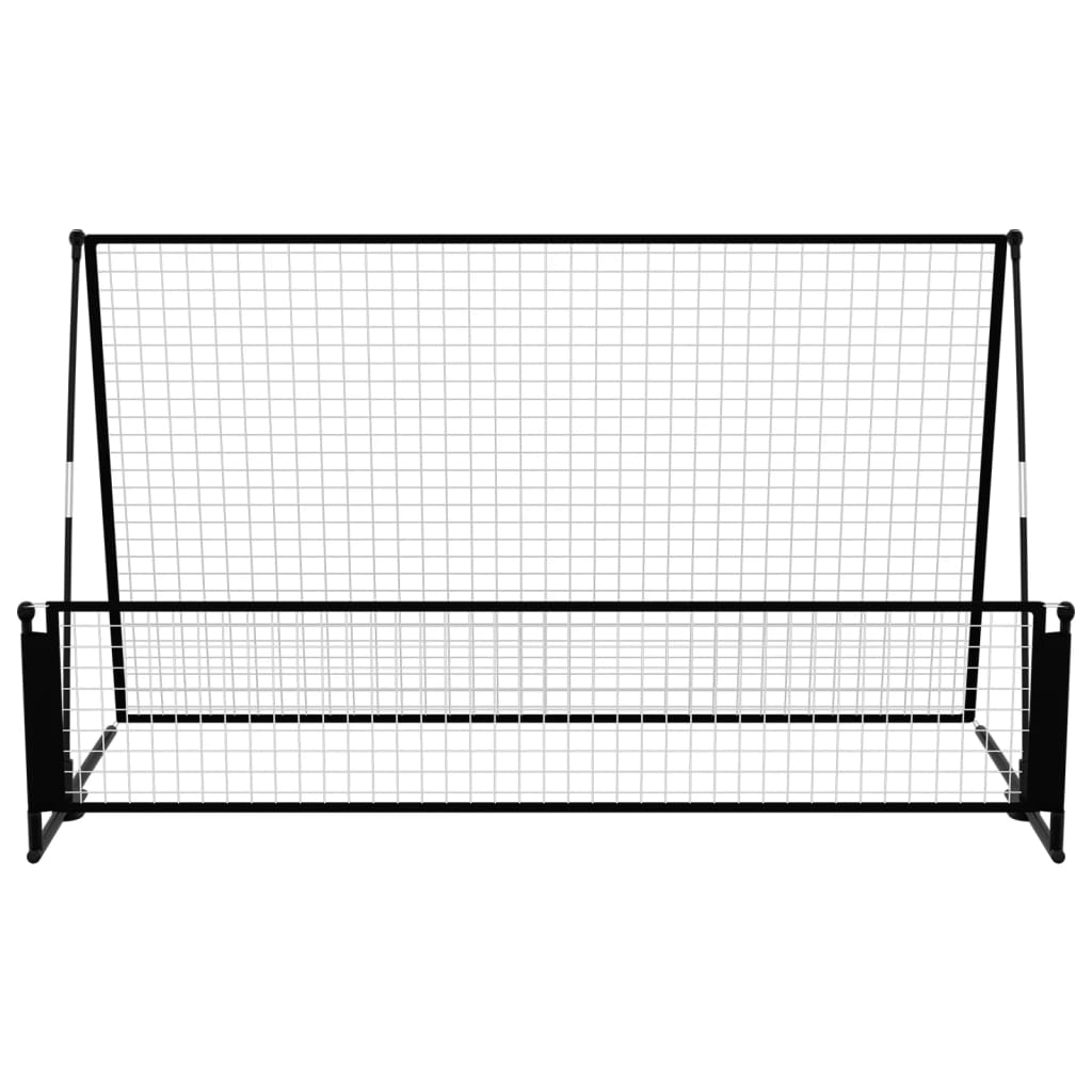 Baliza de futebol com ressalto 2 em 1 202x104x120 cm aço