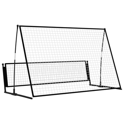 Baliza de futebol com ressalto 2 em 1 202x104x120 cm aço