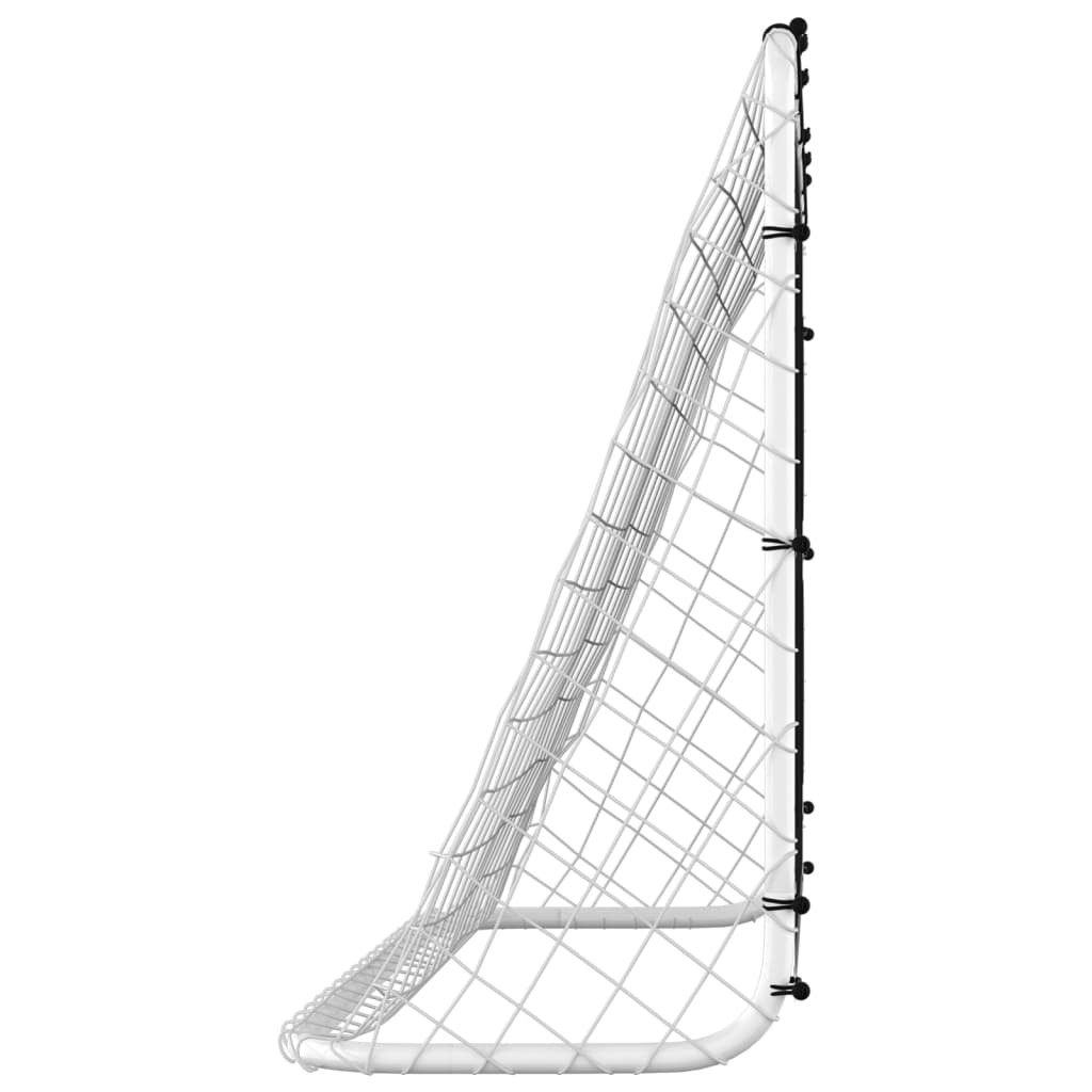 Baliza de treino para futebol com rede 184x61x122 cm aço