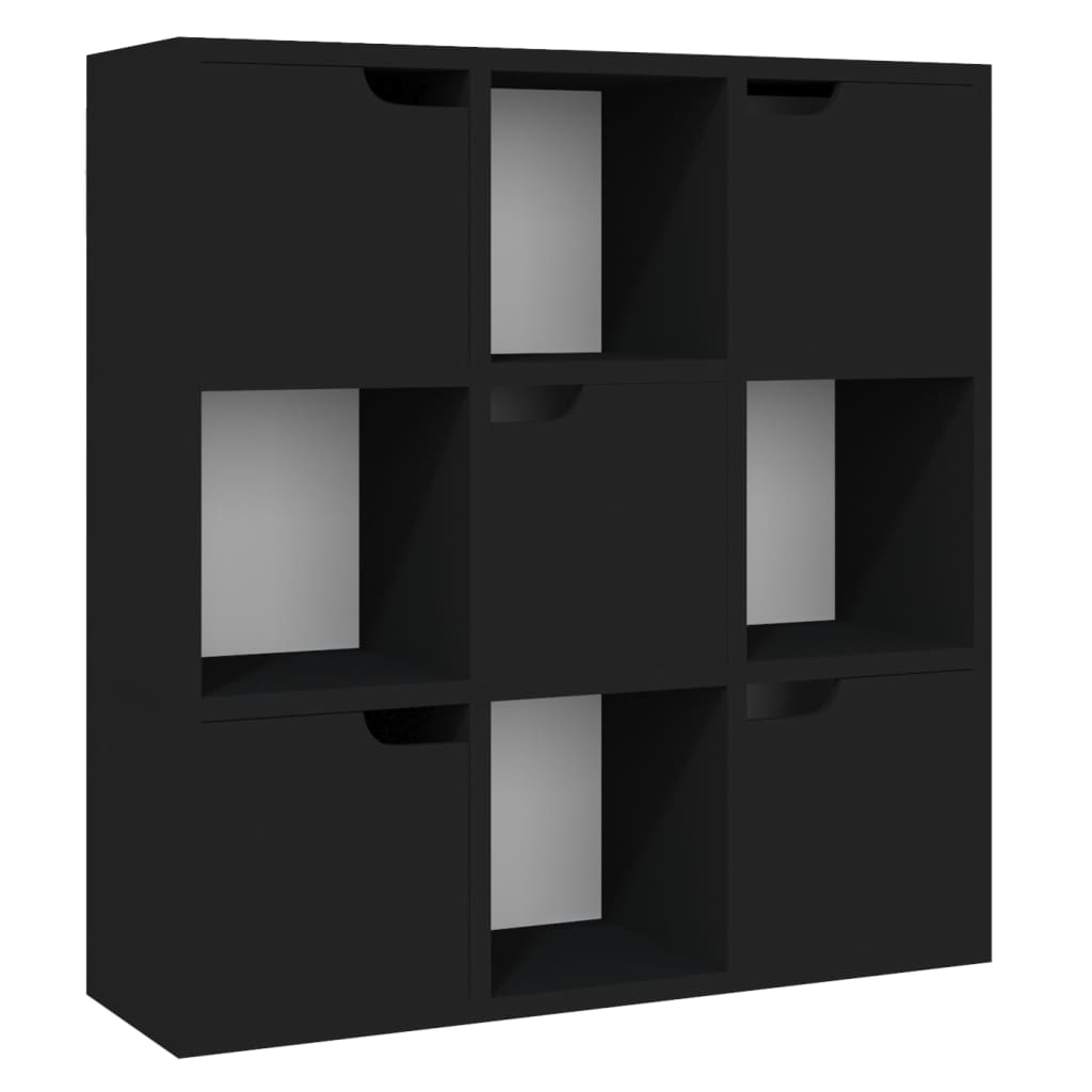 Estante 88,5x27,5x88 cm contraplacado preto