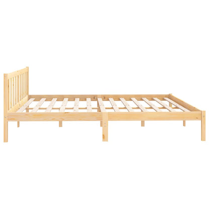 Estrutura de cama super king 180x200 cm pinho maciço