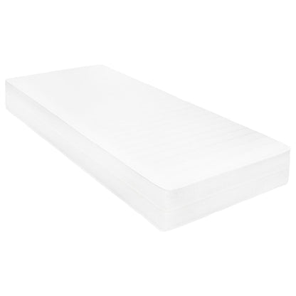 Sofá-cama com colchão 90x200 cm pinho maciço branco