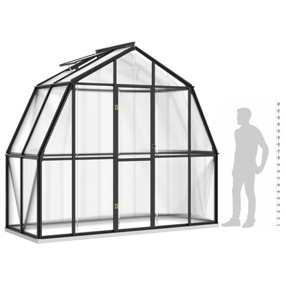 Estufa GreenHouse com Base - 3,3 m² - Estrutura em Aluminio e Aço