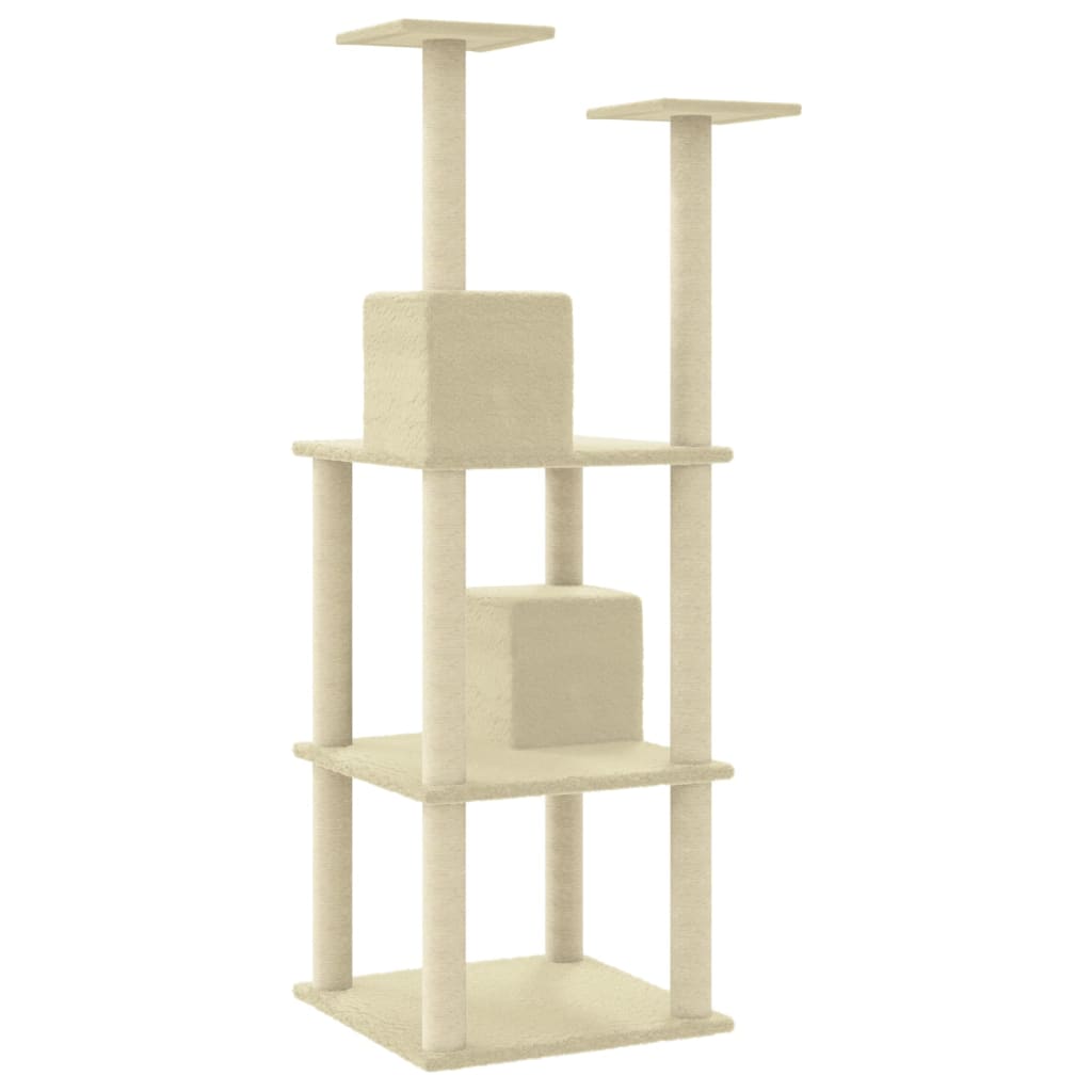 Arranhador para Gatos em Sisal de 141 cm - Creme