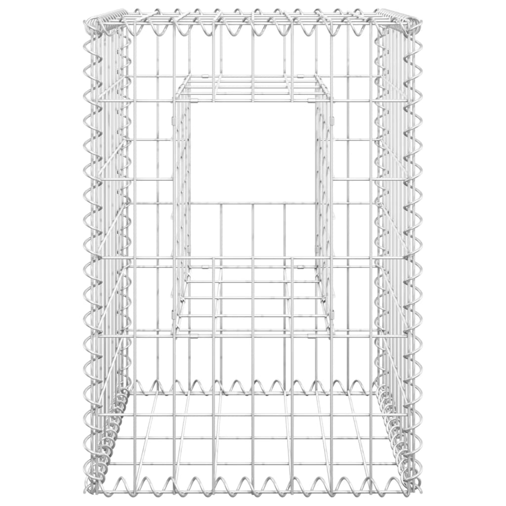 Poste/cesto gabião 40x40x60 cm ferro