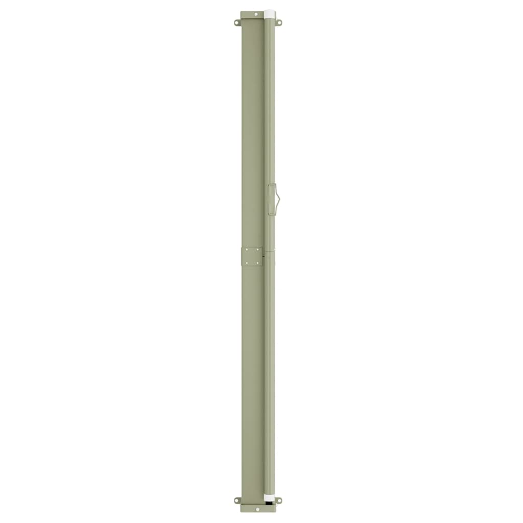 Toldo lateral retrátil para pátio 117x300 cm cor creme