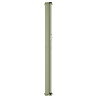 Toldo lateral retrátil para pátio 160x300 cm cor creme