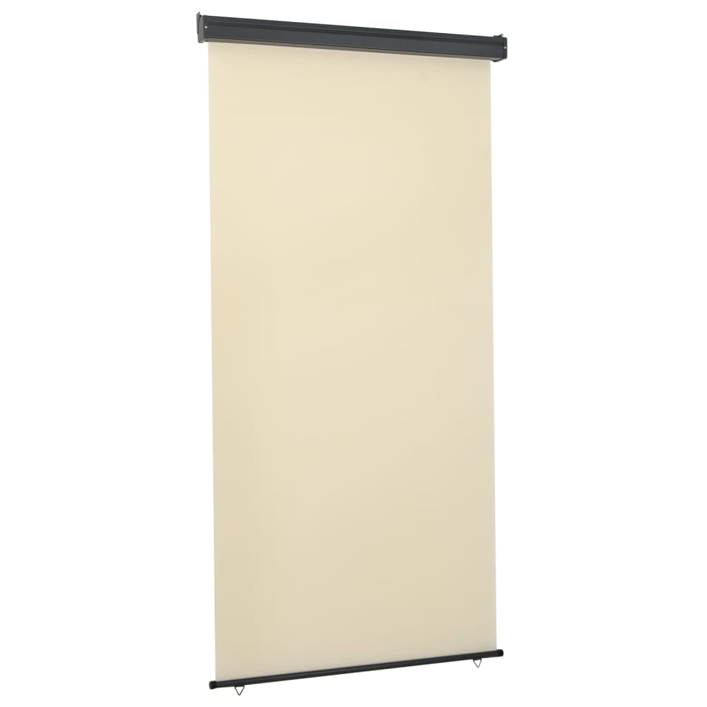 Toldo lateral para varanda 117x250 cm cor creme