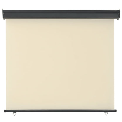 Toldo lateral para varanda 117x250 cm cor creme