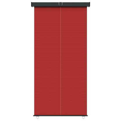 Toldo lateral para varanda 140x250 cm vermelho